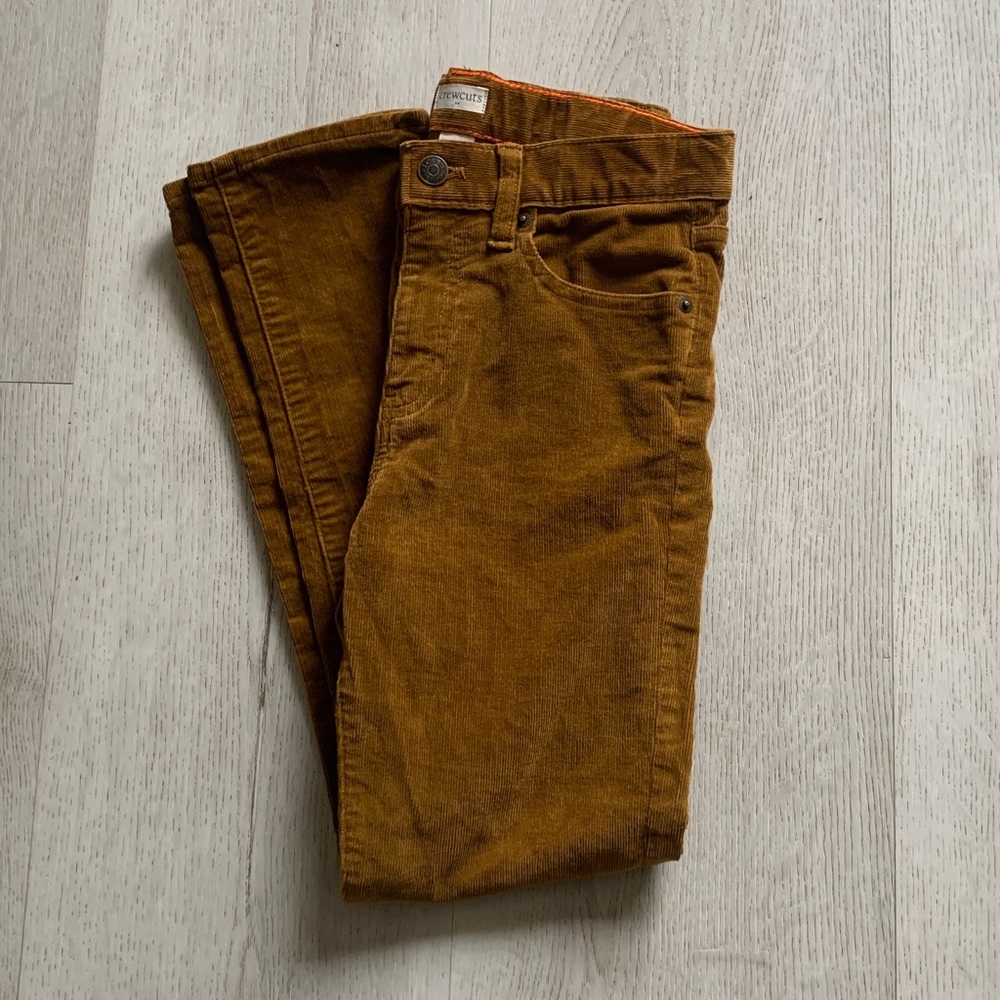 Crewcuts brown Corduroy Trousers boys size 10